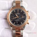 (OM)Replica Swiss Omega Speedmaster 9301 2- Tone Rose Gold 44mm Mens Watch